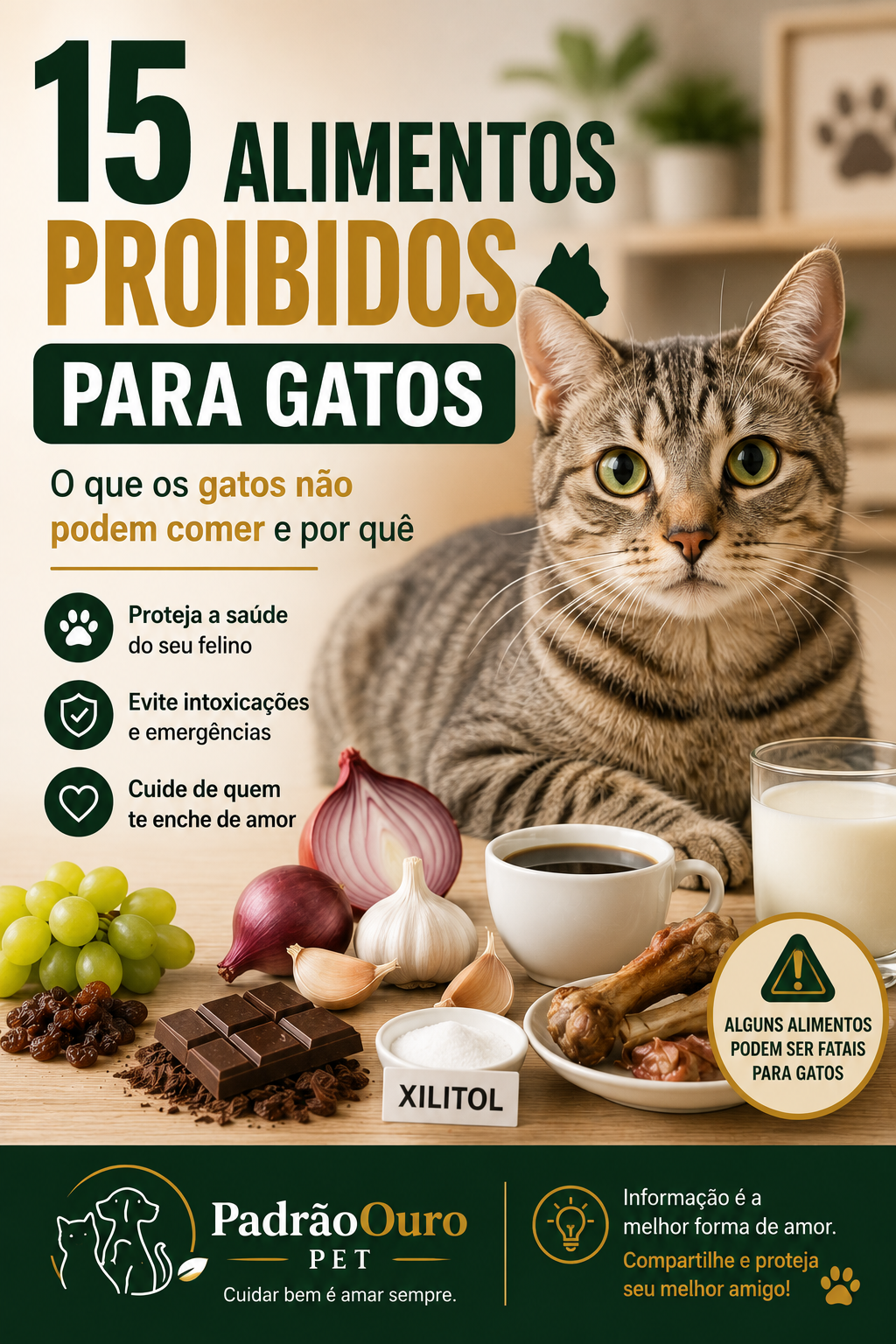 Descubra o que os gatos não podem comer, quais alimentos são perigosos, os riscos de intoxicação e como manter seu felino seguro com uma alimentação adequada.